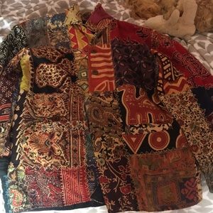 Sacred thread bohemian jacket